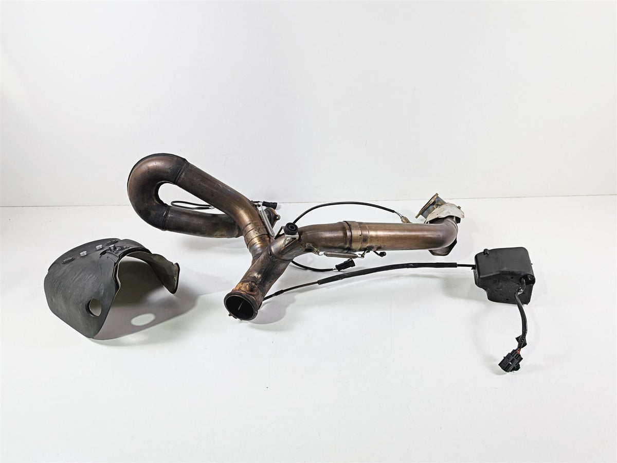2017 Ducati Panigale 1299 Exhaust Header & Servo Motor 57014452A 57114424B-Mototech271