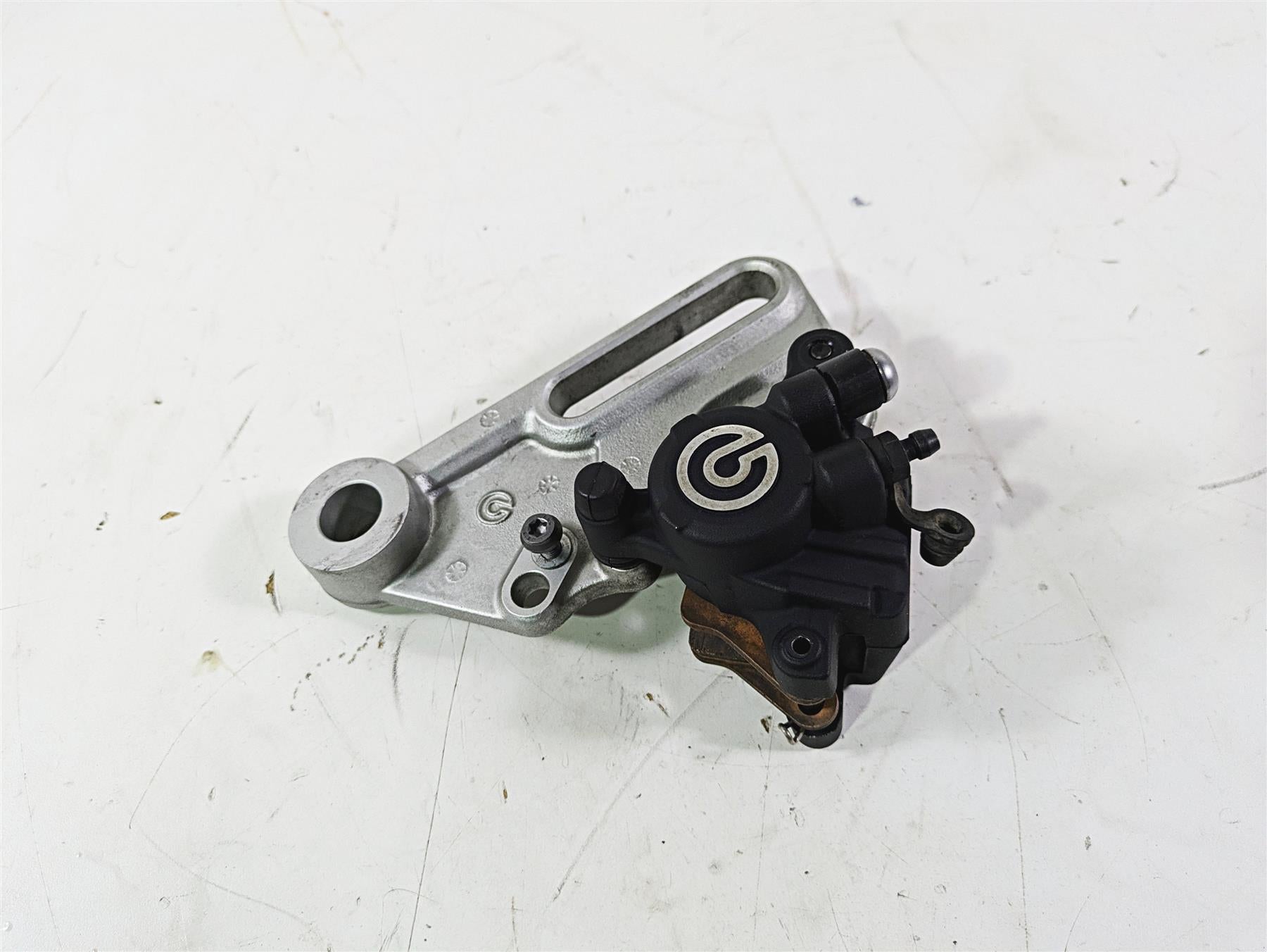 2017 BMW F800GS Adv K75 Brembo Rear Brake Caliper & Bracket 34217717627 {{ shop.shopifyCountryName }} - Mototech271