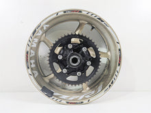 Load image into Gallery viewer, 2014 Yamaha YZFR1 R1 RN22 Rear Wheel Rim 17x6 .3mm Runout -Small Dent 5VY-25338
