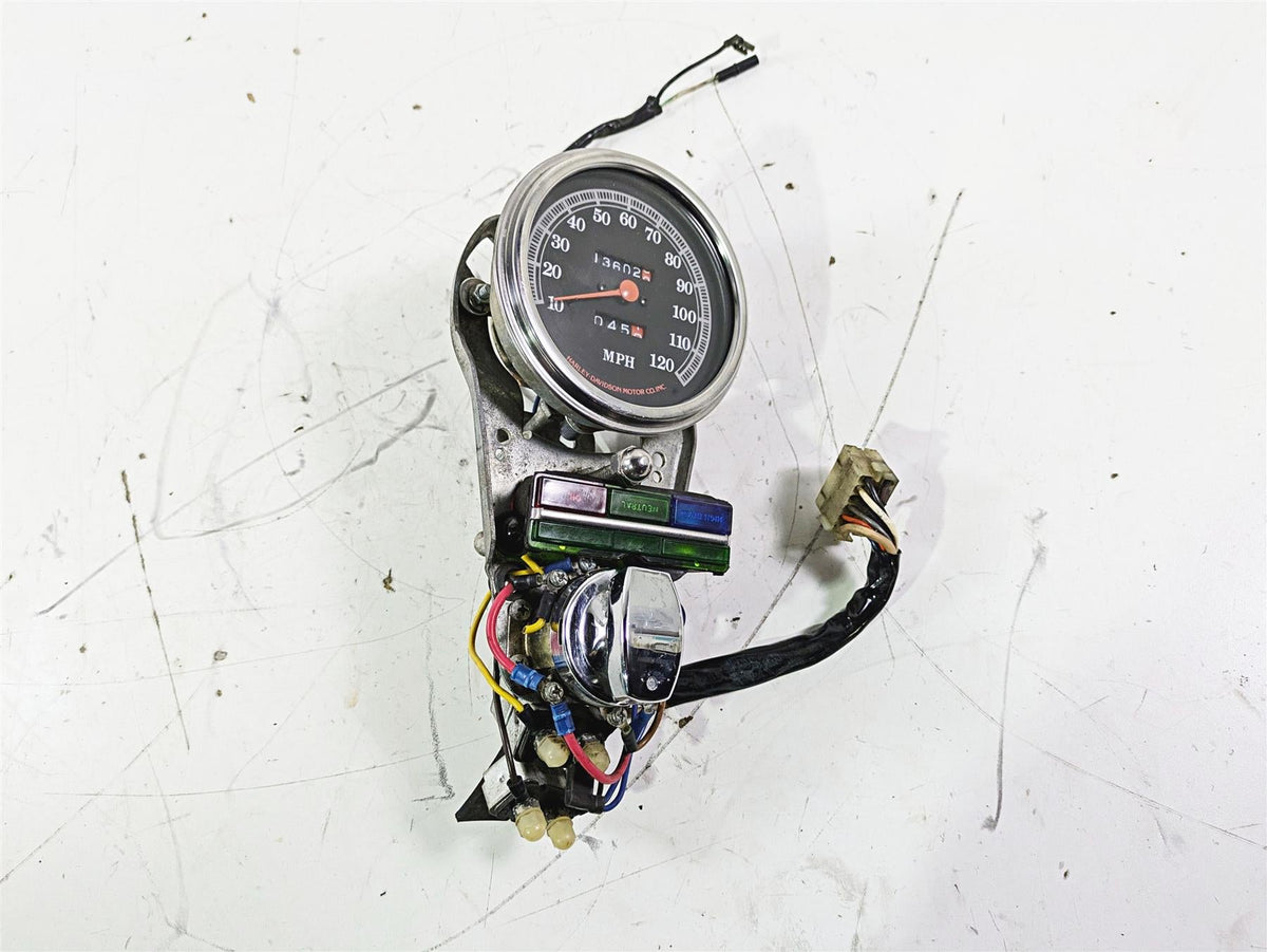 1992 Harley FLSTC Softail Heritage Speedometer Ignition Switch Set -Vin 67011-91 {{ shop.shopifyCountryName }} - Mototech271