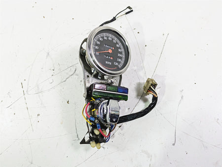 1992 Harley FLSTC Softail Heritage Speedometer Ignition Switch Set -Vin 67011-91 {{ shop.shopifyCountryName }} - Mototech271
