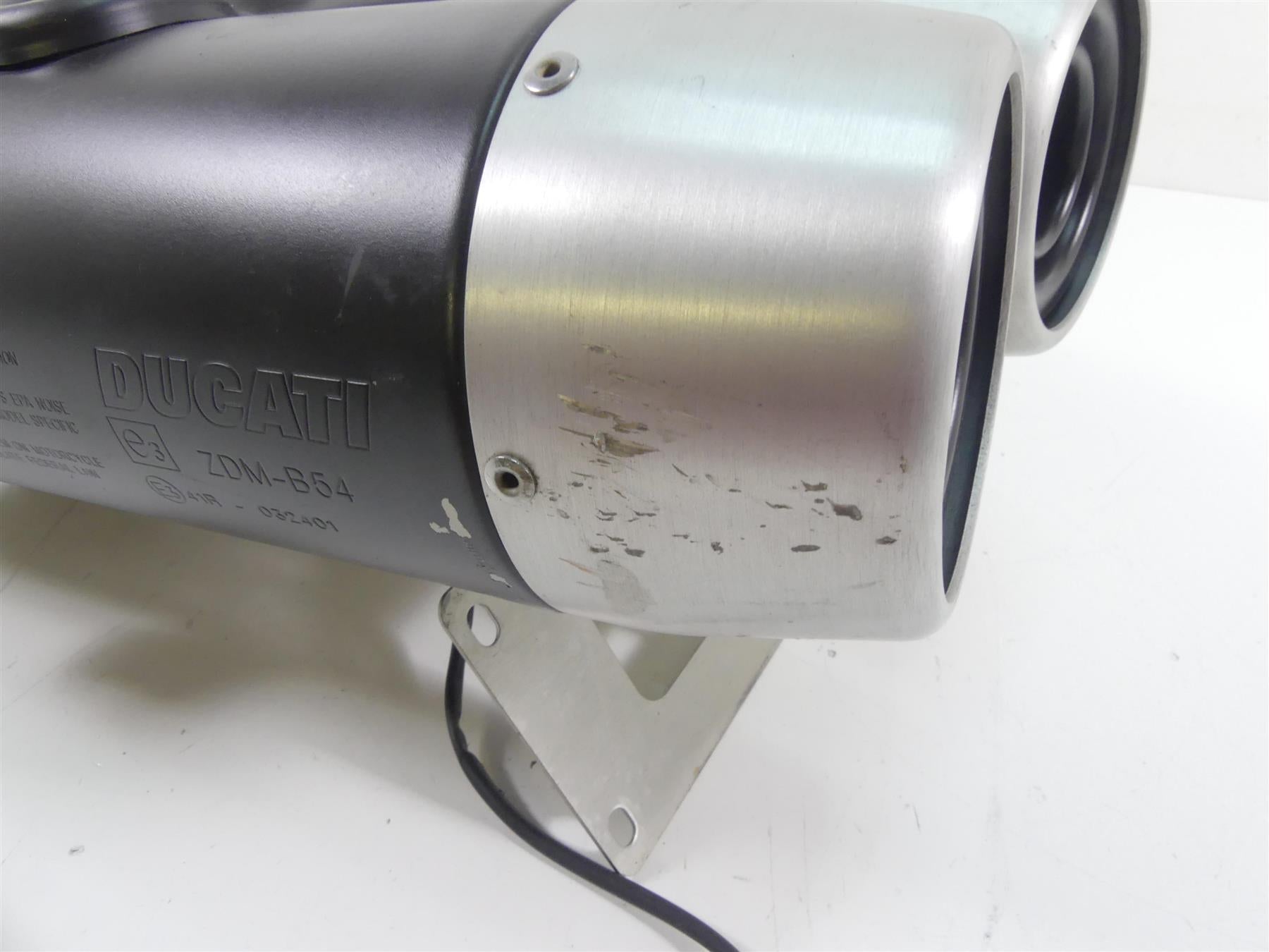 2008 Ducati Hypermotard 1100 Oem Exhaust Pipe Muffler Set 57311051A 57411051A {{ shop.shopifyCountryName }} - Mototech271