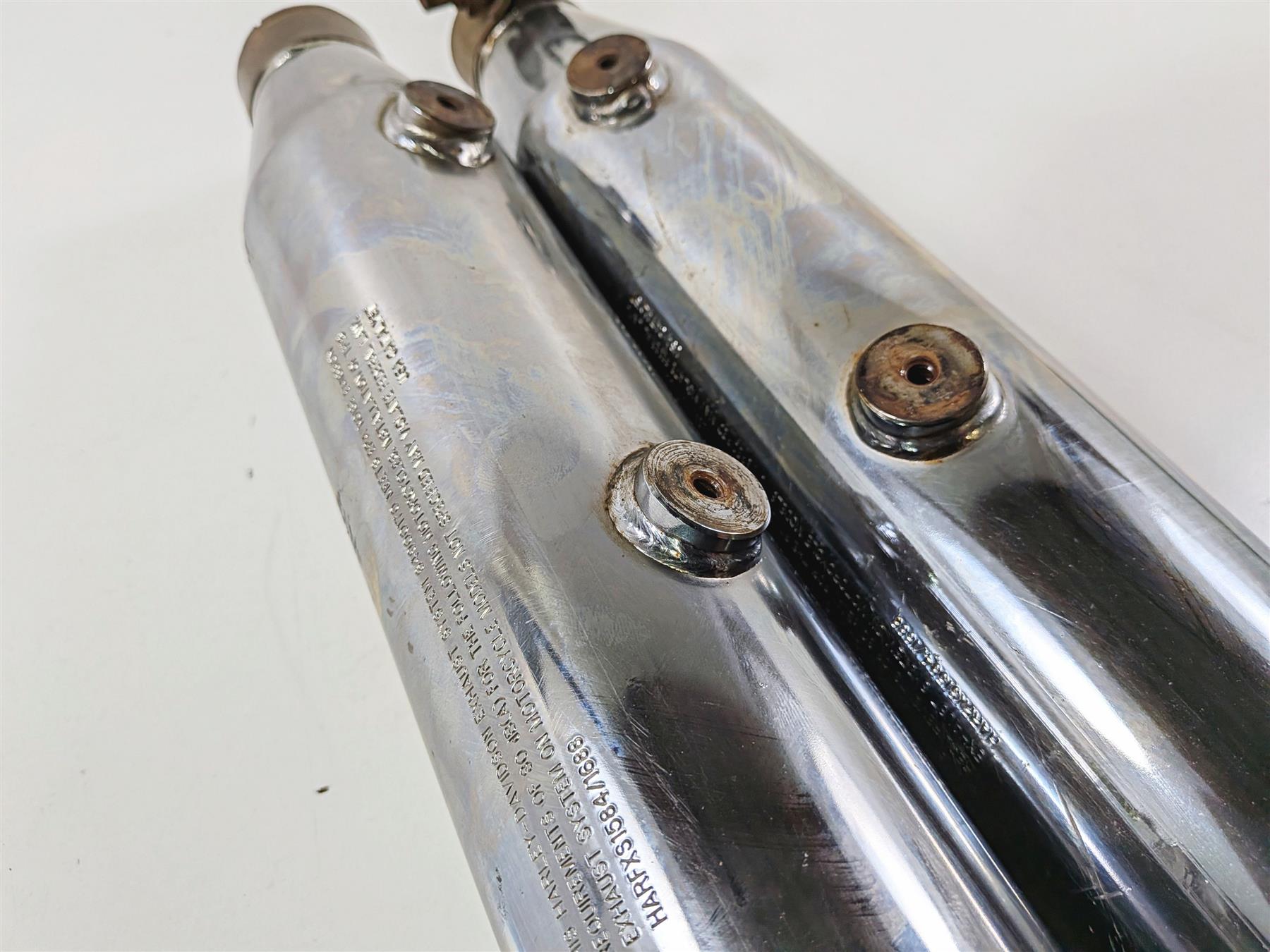 2014 Harley FXSB Softail Breakout Stock Exhaust Pipe Muffler Set 64900170-Mototech271