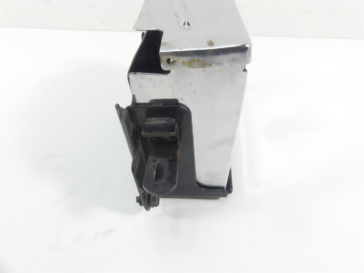 1999 Harley Dyna FXDL Low Rider Battery Tray Holder & Chrome Cover 66375-97 {{ shop.shopifyCountryName }} - Mototech271