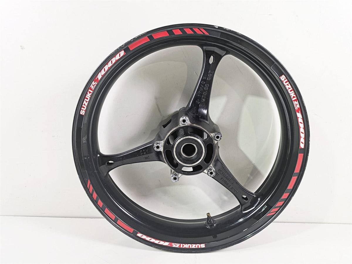 2006 Suzuki GSXR1000 K6 Front Wheel Rim 17x3.5 - READ - 54111-41G10-019 {{ shop.shopifyCountryName }} - Mototech271
