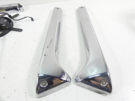2008 Honda V-Twin VTX1800 N3 Radiator Chrome Cover Set & Fan 19044-MCV-N30 {{ shop.shopifyCountryName }} - Mototech271