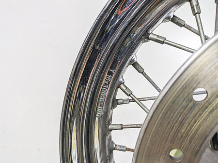 2002 Harley FLSTC Softail Heritage 16x3 Front Wheel Rim Rotor & Cover 43085-97 {{ shop.shopifyCountryName }} - Mototech271