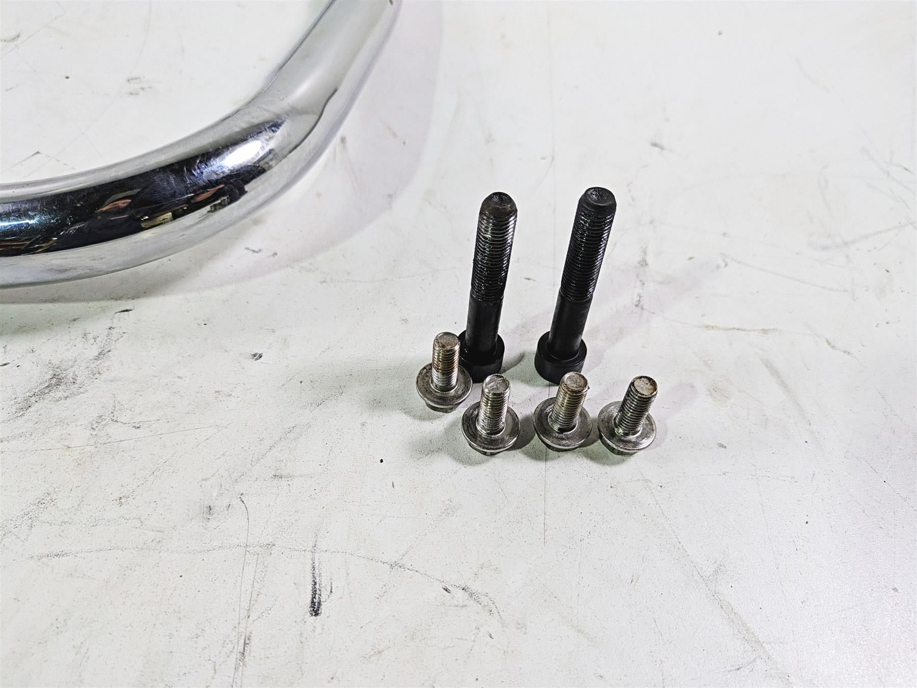 2006 Triumph Rocket 3 Left Right Chrome Crash Bar Set A9758099 {{ shop.shopifyCountryName }} - Mototech271