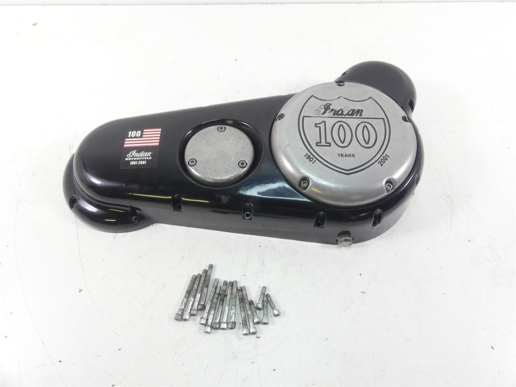 2001 Indian Centennial Scout Anniversary Outer Primary Drive Clutch Cover 75-045 {{ shop.shopifyCountryName }} - Mototech271