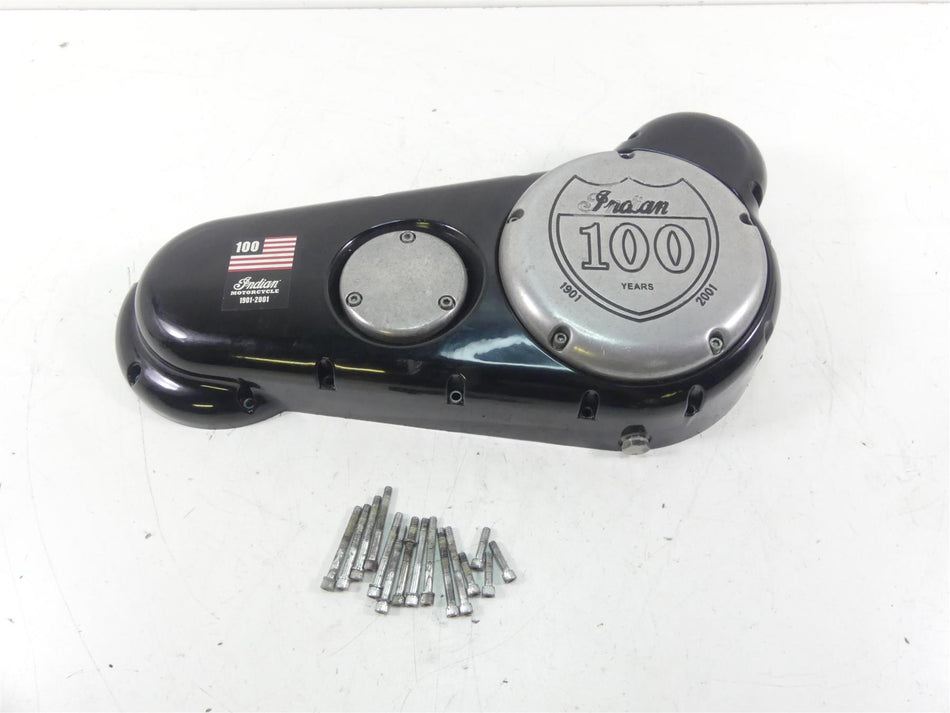 2001 Indian Centennial Scout Anniversary Outer Primary Drive Clutch Cover 75-045 {{ shop.shopifyCountryName }} - Mototech271