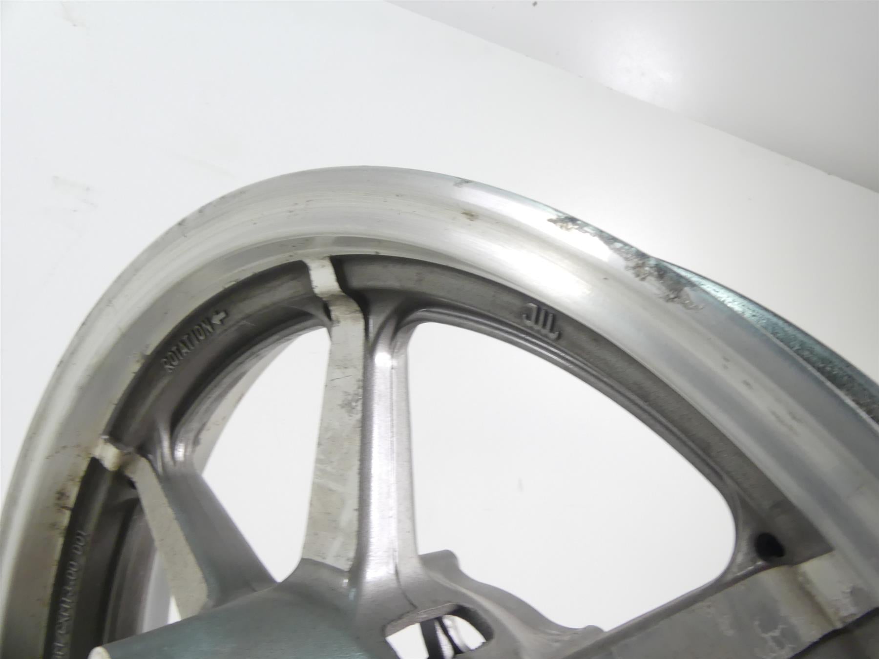 2007 Yamaha XVS1300 V-Star Straight Front Wheel Rim 16x3 5KS-25168-00-MA {{ shop.shopifyCountryName }} - Mototech271