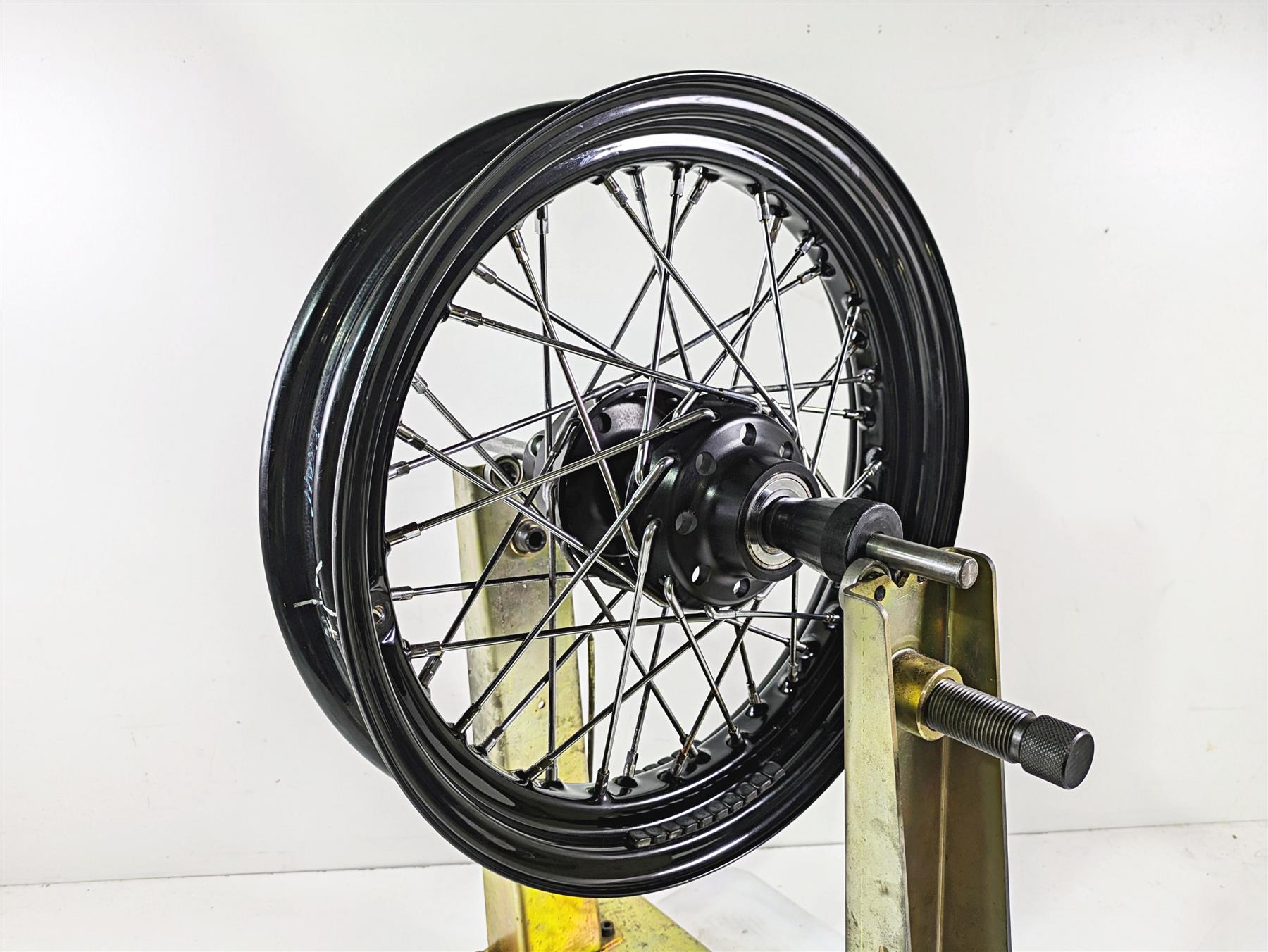 2017 Harley FLS Softail Slim Straight 16x3 Spoke Front Wheel Rim 55107-12 | Mototech271