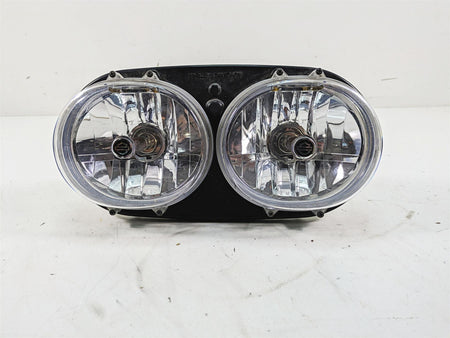 2011 Harley Touring FLTRU Road Glide Dual Headlight Head Lamp Set -Read 67775-10 {{ shop.shopifyCountryName }} - Mototech271