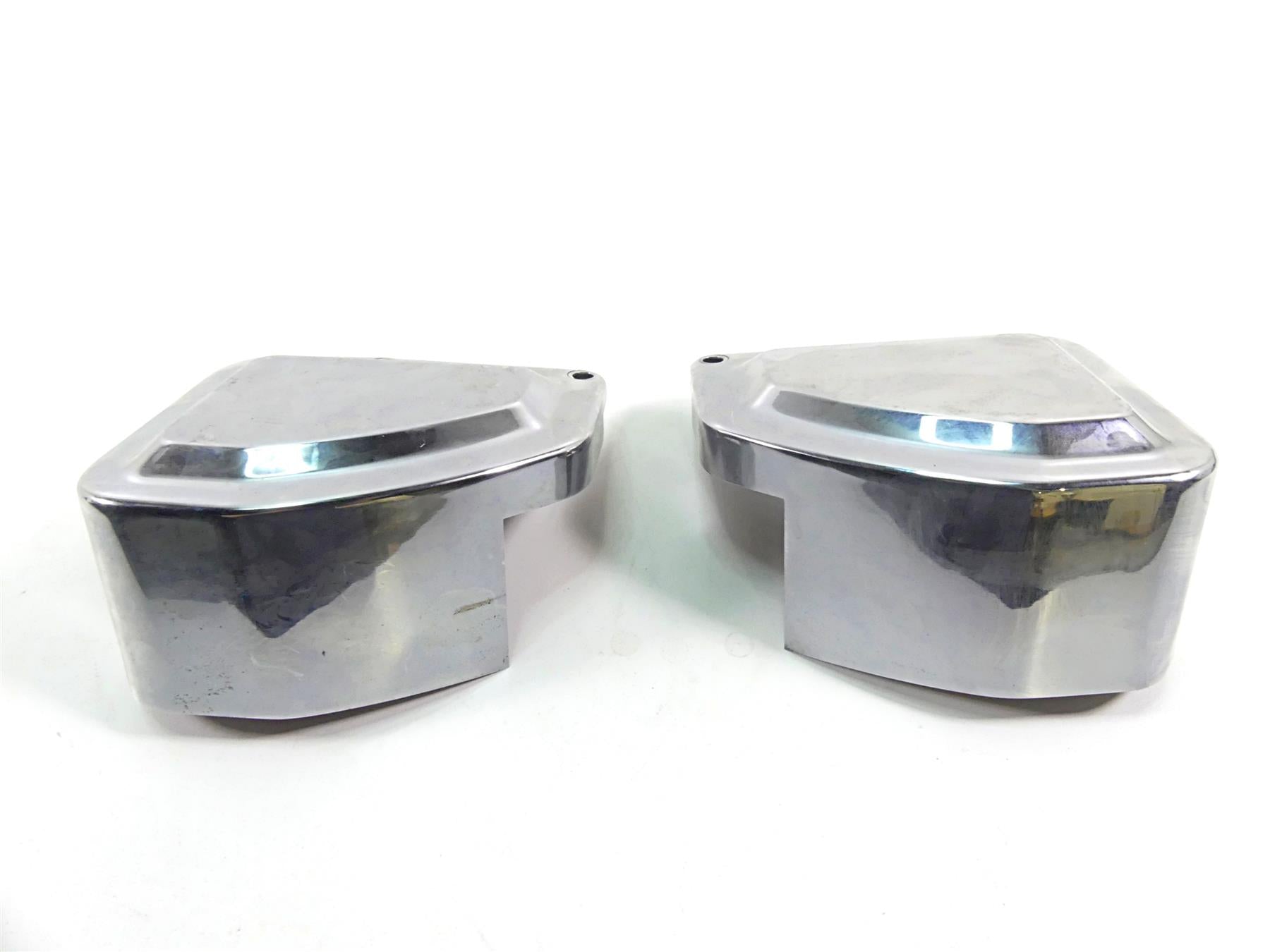 2002 Honda VTX1800 R Front Brake Caliper Chrome Covers {{ shop.shopifyCountryName }} - Mototech271
