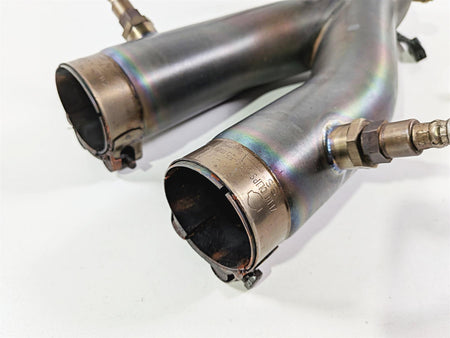 2016 Yamaha YZF R1 RN32 Titanium Aftermarket Y-Pipe Mid Section - READ {{ shop.shopifyCountryName }} - Mototech271