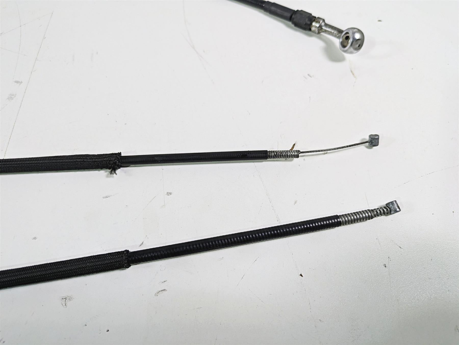 2015 Harley FXDL Dyna Low Rider Tall Bars Throttle Cable & Brake Line {{ shop.shopifyCountryName }} - Mototech271