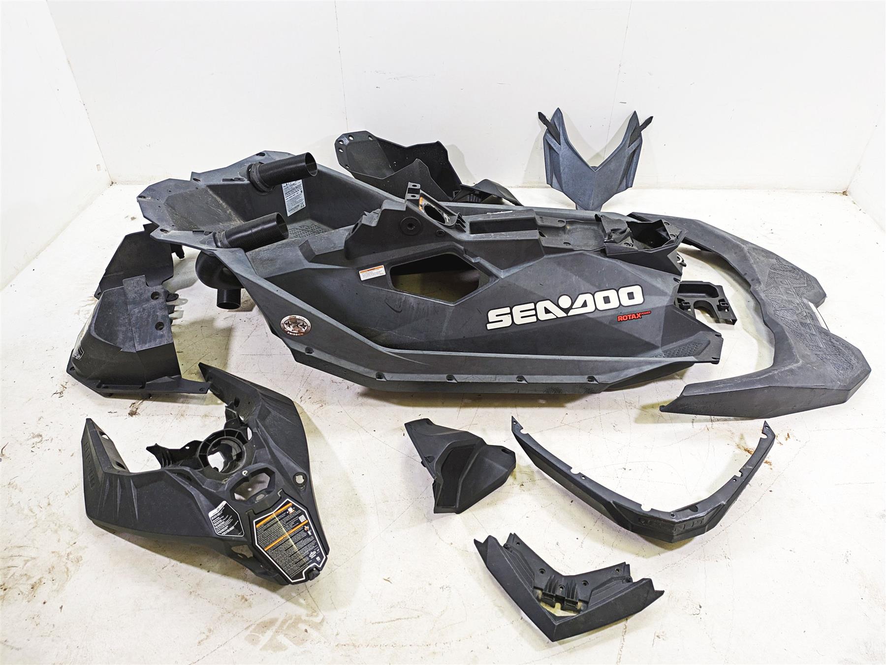 2019 Sea-Doo Spark 900 Trixx Body Plastic Black Cover Fairing Set 291004646 {{ shop.shopifyCountryName }} - Mototech271