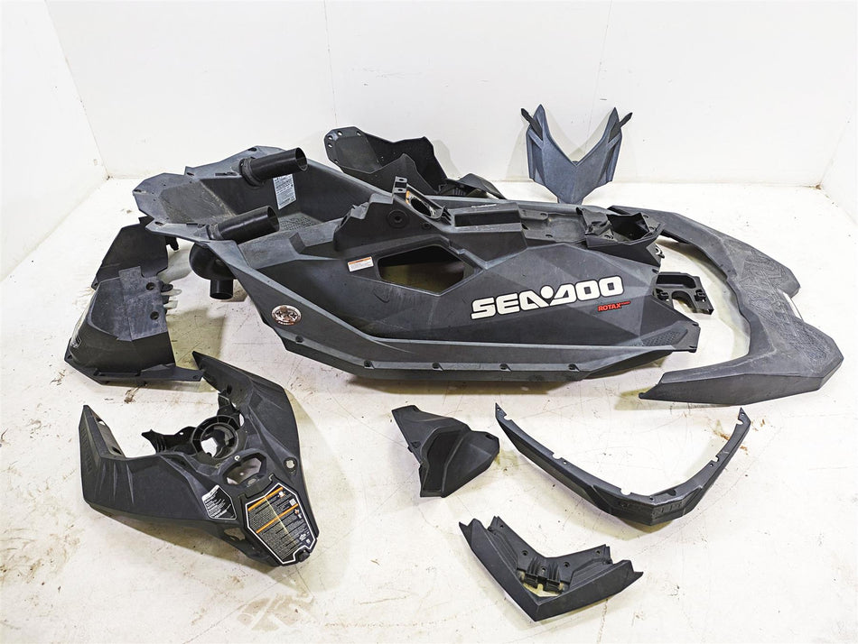 2019 Sea-Doo Spark 900 Trixx Body Plastic Black Cover Fairing Set 291004646 {{ shop.shopifyCountryName }} - Mototech271