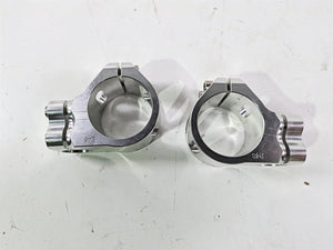 2003 Kawasaki ZX9R Ninja Tarazon 46mm Clip On Handle Bar Clamp Set for 22mm Bar