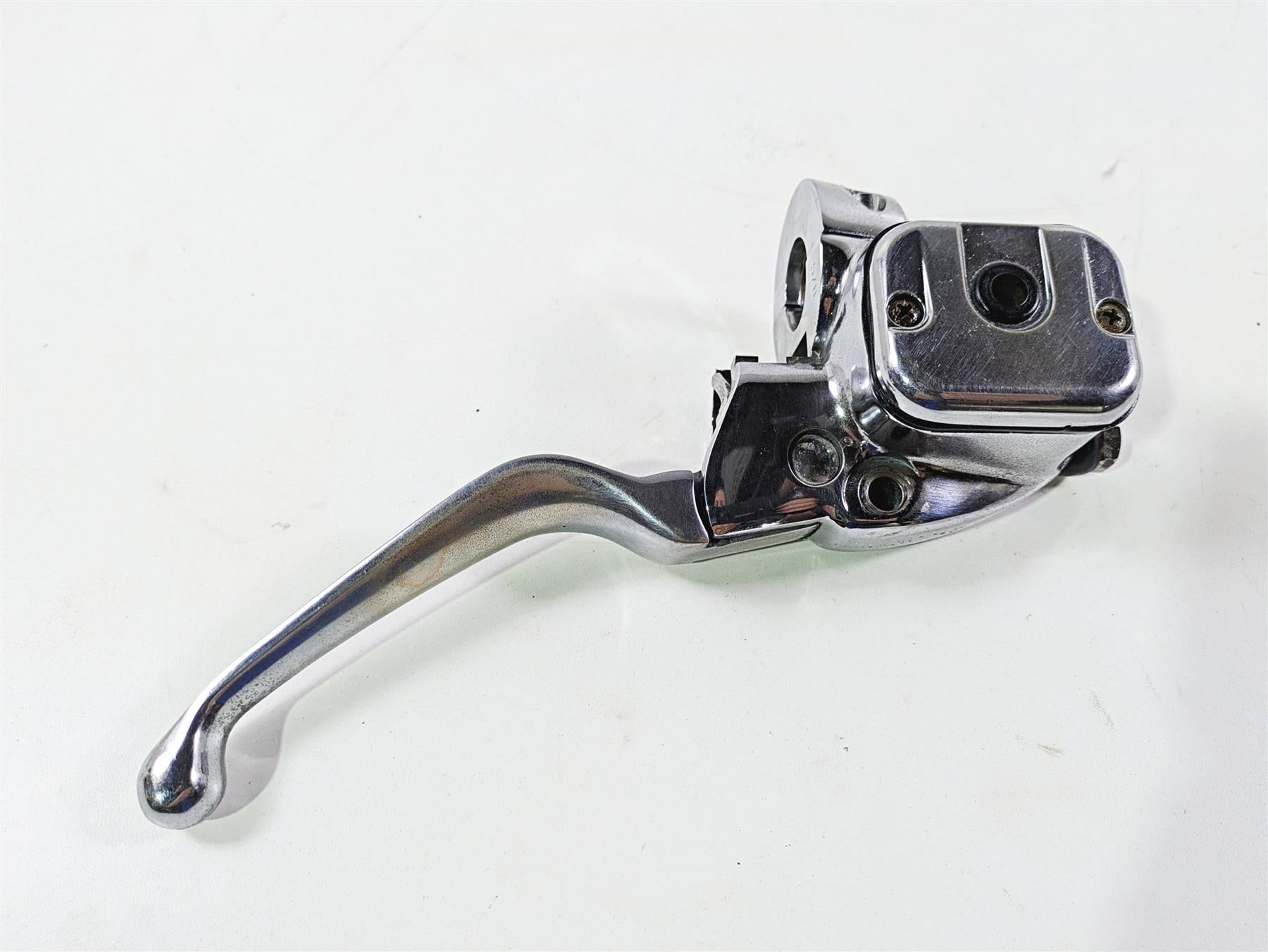 2002 Big Dog Pitbull Harley 1" Clamp Front Brake Master Cylinder Chrome 5/8 {{ shop.shopifyCountryName }} - Mototech271