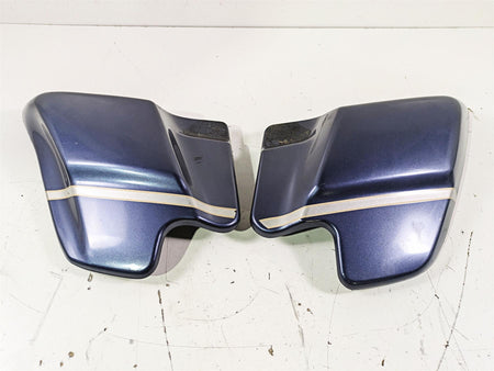 2003 Harley Touring FLHTCUI E-Glide 100th Side Cover Gunmetal Pearl Set 66250-97 {{ shop.shopifyCountryName }} - Mototech271