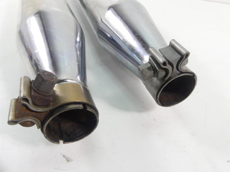 2012 Harley Touring FLHX Street Glide Vance Hines Twin Slash 4" Mufflers 16763 {{ shop.shopifyCountryName }} - Mototech271