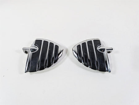 2009 Harley FXCWC Softail Rocker Mini Chrome Wing Front Footpeg Foot Rest Set {{ shop.shopifyCountryName }} - Mototech271
