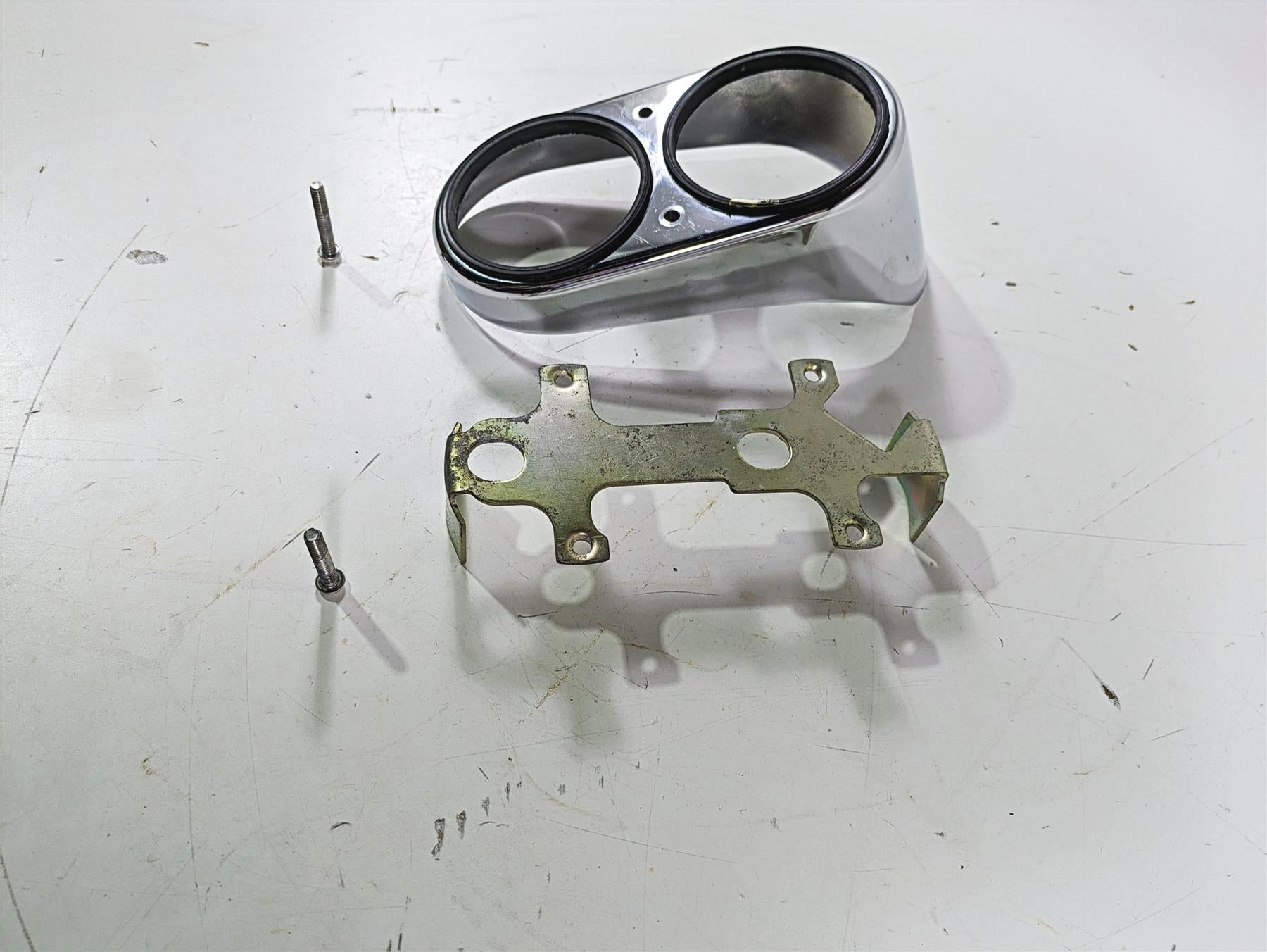 2003 Harley Dyna FXDL Low Rider 100TH Chrome Gauge Speedo Tacho Housing 67185-95 {{ shop.shopifyCountryName }} - Mototech271