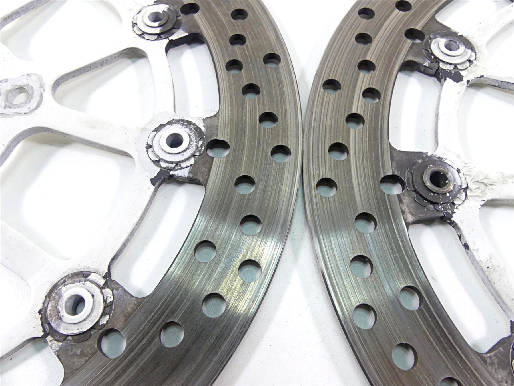 2012 Ducati Monster 1100 EVO Front Brembo Brake Rotor Disc Set 49241011A {{ shop.shopifyCountryName }} - Mototech271
