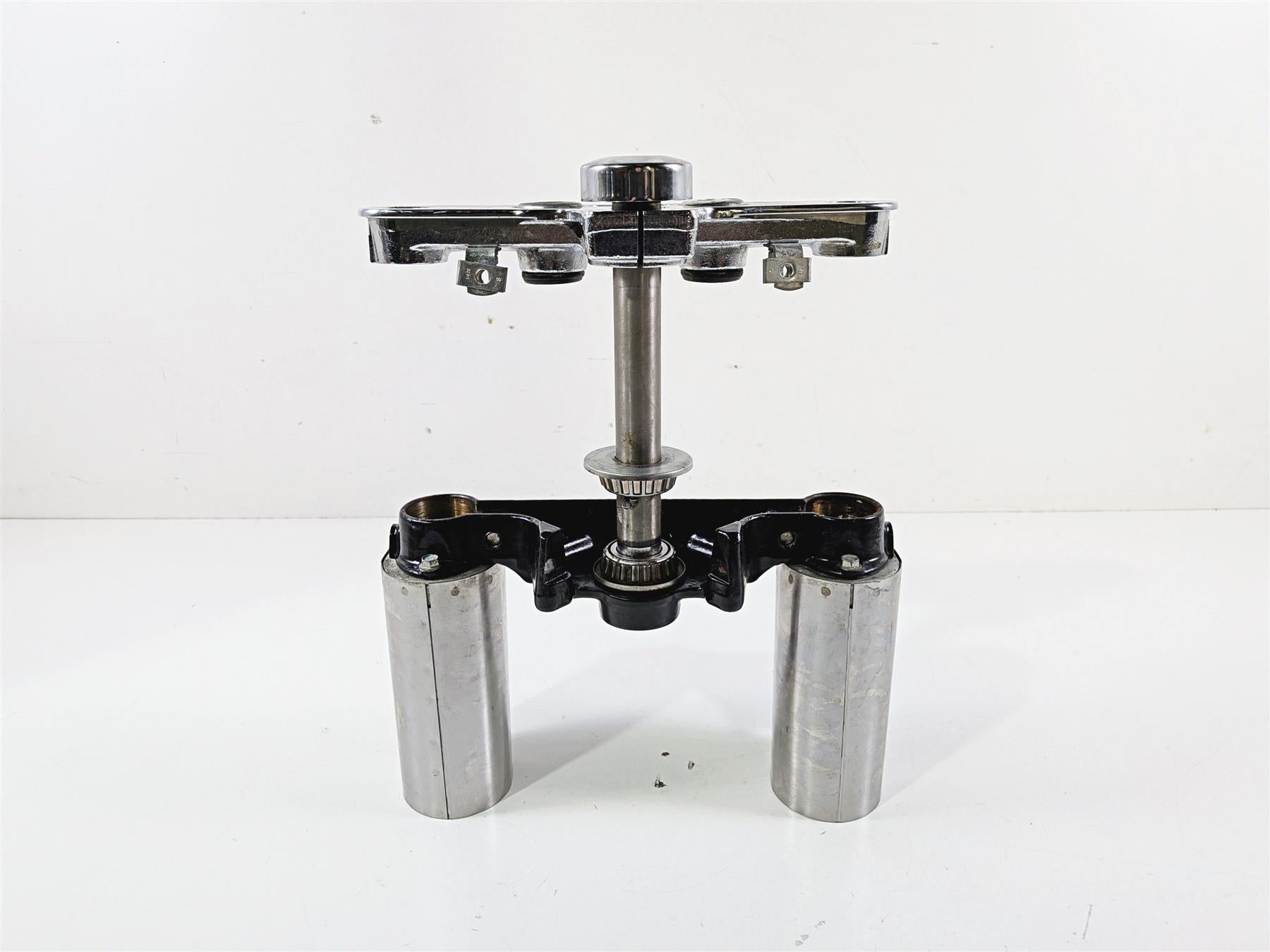 2012 Harley Softail FLSTF Fat Boy Upper Lower Triple Tree Set 45605-00A 45456-86 {{ shop.shopifyCountryName }} - Mototech271