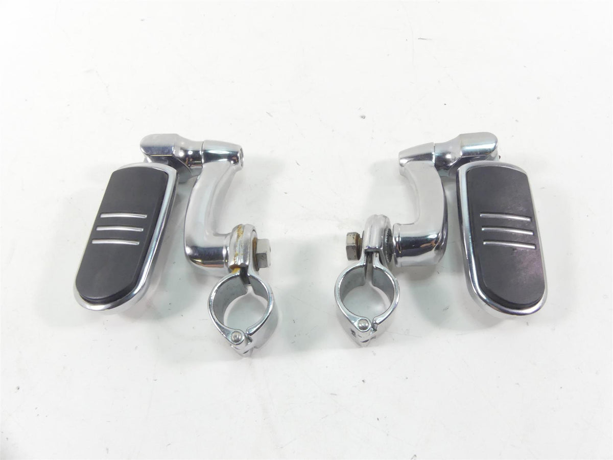 2012 Harley Touring FLHX Street Glide Adjustable Chrome Highway Foot Peg Set {{ shop.shopifyCountryName }} - Mototech271