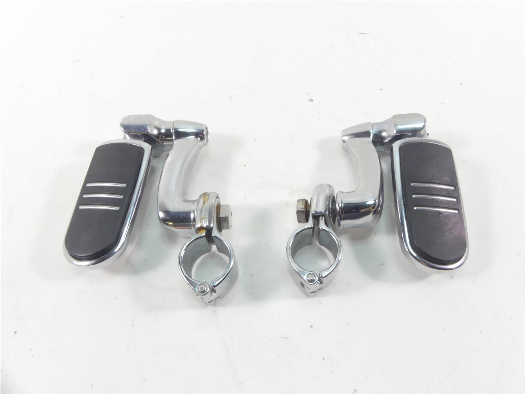 2012 Harley Touring FLHX Street Glide Adjustable Chrome Highway Foot Peg Set {{ shop.shopifyCountryName }} - Mototech271
