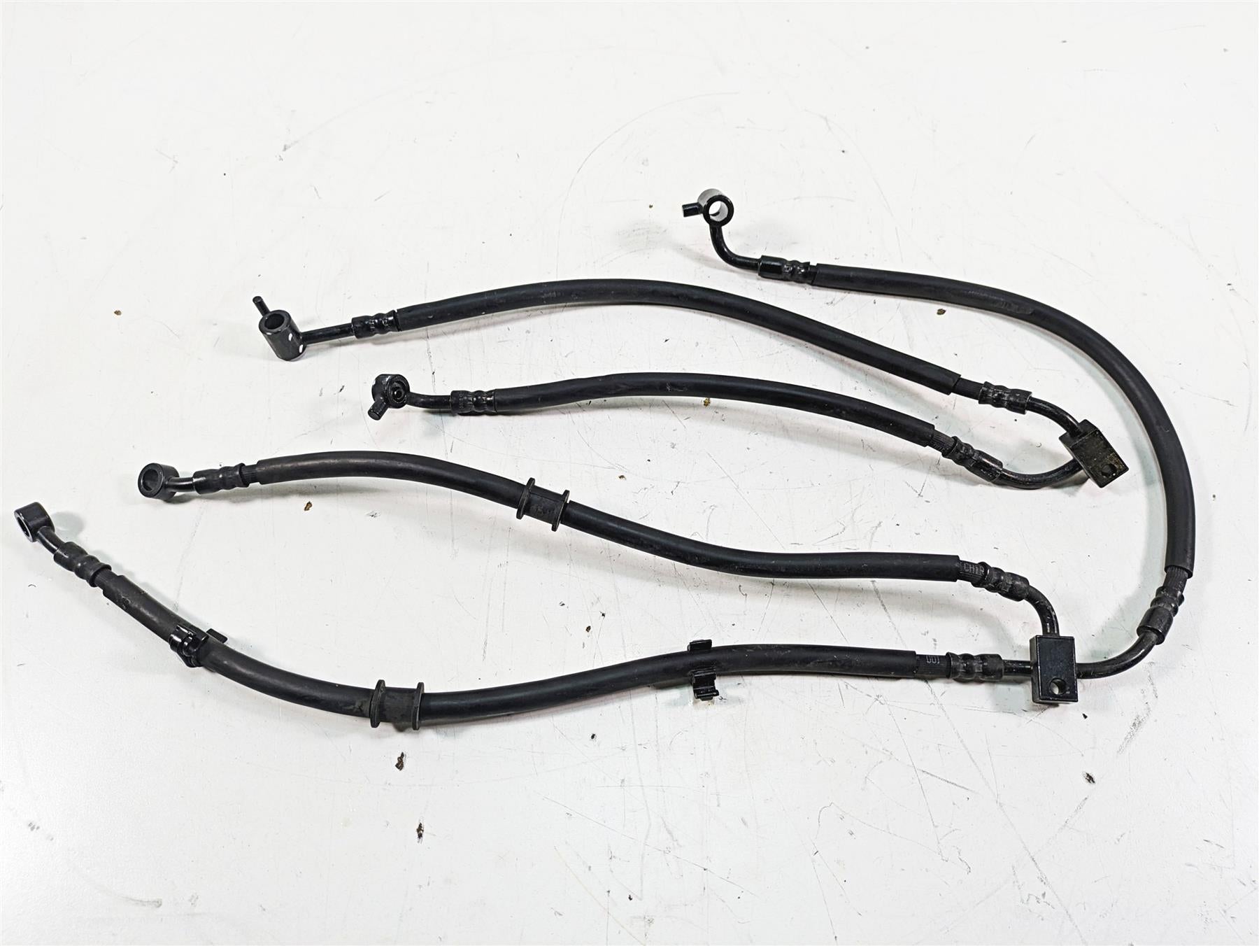 2018 Kawasaki ZX1002 Ninja H2 SX Front Abs Brake Line Set 43095-1500 43095-1499