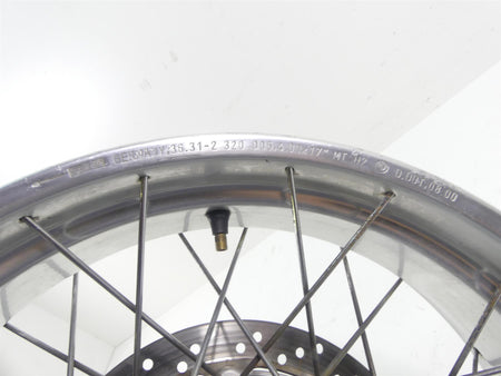 2001 BMW R1150 GS R21 Straight Behr Rear Spoke Wheel Rim 17x4 36312320005 {{ shop.shopifyCountryName }} - Mototech271