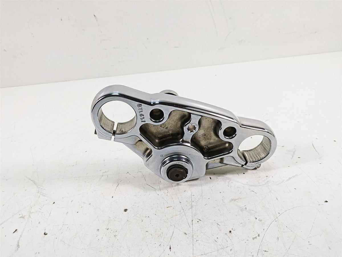 2009 Harley FXCWC Softail Rocker C Lower Triple Tree Steering Stem 46429-08 {{ shop.shopifyCountryName }} - Mototech271