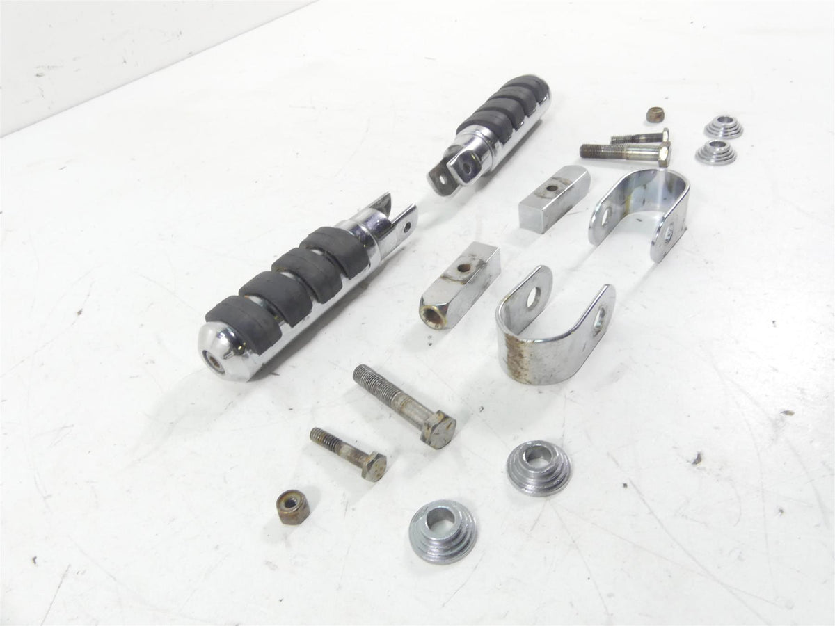 2001 Yamaha XV1600 Road Star Aftermarket Highway Foot Peg Footpeg Set {{ shop.shopifyCountryName }} - Mototech271