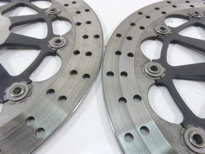 2007 Ducati Sport Classic GT1000 Front Brake Rotor Disc Set 49240291A