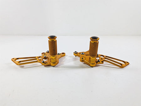 2007 Mv Agusta F4 1000R 312 Golden Aftermarket Foot Peg Rearset-Mototech271