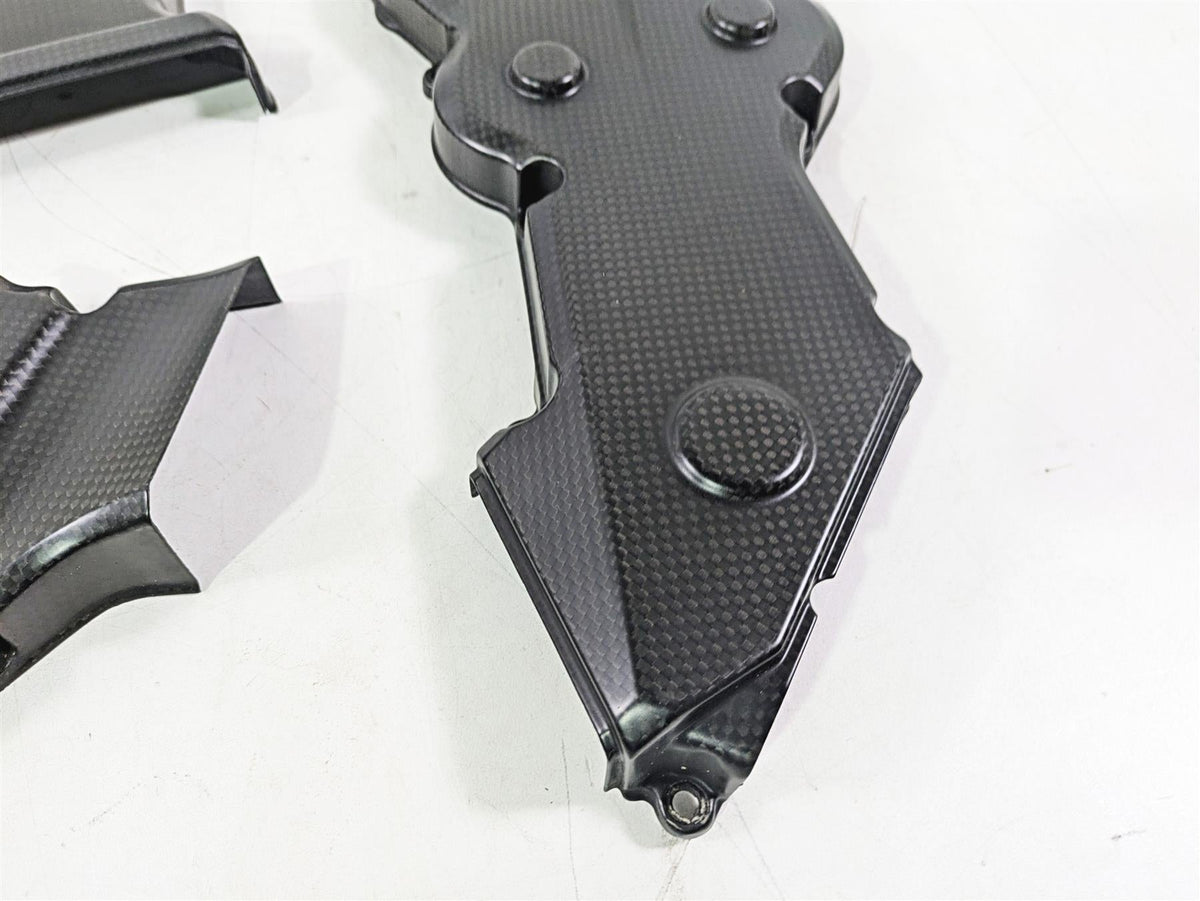 2015 Ducati Hypermotard 821 SP Carbon Fiber Timing Cover Set 24511411A 24511101B {{ shop.shopifyCountryName }} - Mototech271