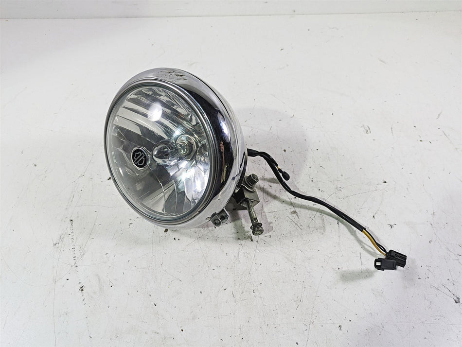 2005 Harley Softail FLSTFSE CVO Fat Boy Headlight Lamp & Bracket -Read 67903-00A {{ shop.shopifyCountryName }} - Mototech271