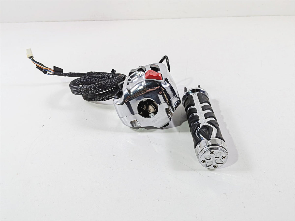 2015 Indian Chieftain Right Hand Chrome Start Stop Control Switch - Read 2413027-Mototech271