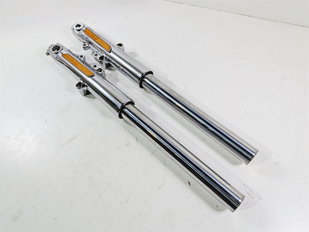 2015 Harley Touring FLTRUSE CVO Road Glide Chrome Front Fork Leg Set 45400043-Mototech271