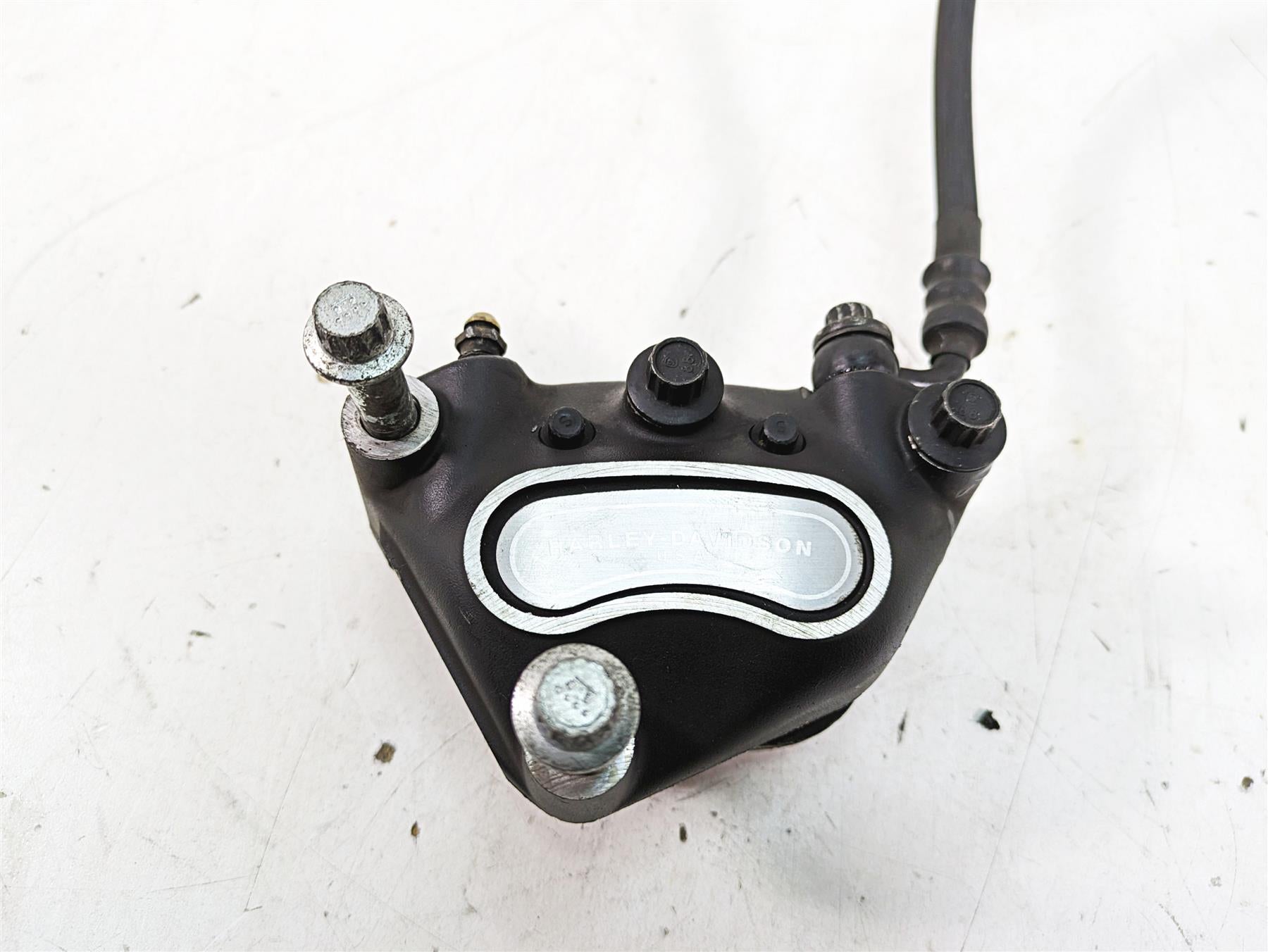 2006 Harley FLSTI Softail Heritage Front Brake Caliper + Line 44046-00D {{ shop.shopifyCountryName }} - Mototech271