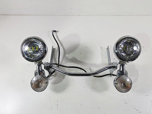 2008 Harley Touring FLHTCU E-Glide 105TH Front Blinker Spot Light Bar 68712-94A | Mototech271