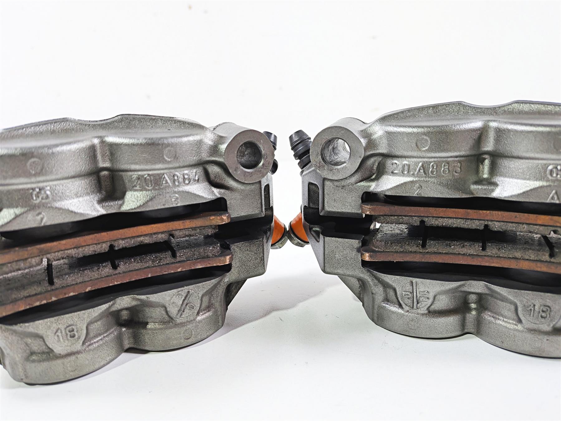 2018 Aprilia RSV4 RR Front Brake Caliper 100mm Brembo M50 2B001348 2B001349 {{ shop.shopifyCountryName }} - Mototech271