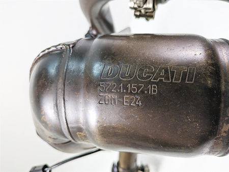 2011 Ducati Hypermotard 1100 Evo SP Stock Exhaust Header& Mid Pipe 57221571B {{ shop.shopifyCountryName }} - Mototech271