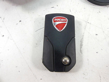 2013 Ducati Diavel Red Ignition Switch Key Fob Fuel Cap Antenna Set 59821111A {{ shop.shopifyCountryName }} - Mototech271
