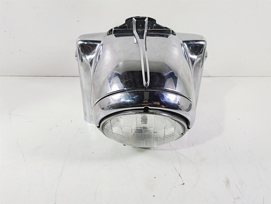 2005 Harley Touring FLHRI Road King Headlight Nacelle Lamp Covers 67674-03B {{ shop.shopifyCountryName }} - Mototech271