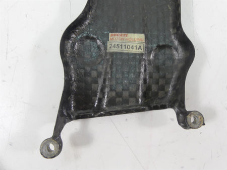 2011 Ducati Hypermotard 1100 SP Carbon Fiber Timing Belt Cover Set 24511041A {{ shop.shopifyCountryName }} - Mototech271