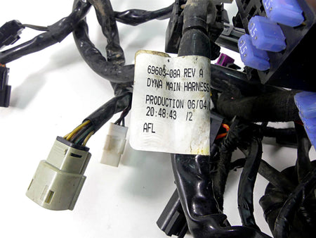 2010 Harley FXDF Dyna Fat Bob Main Wiring Harness Loom -No Cuts 69603-08A {{ shop.shopifyCountryName }} - Mototech271